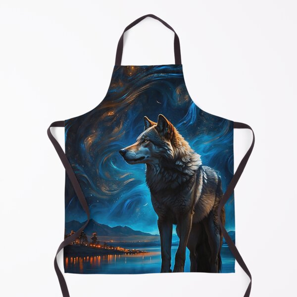Item preview, Mystic wolf art work designed and sold by ZenStickConcept.