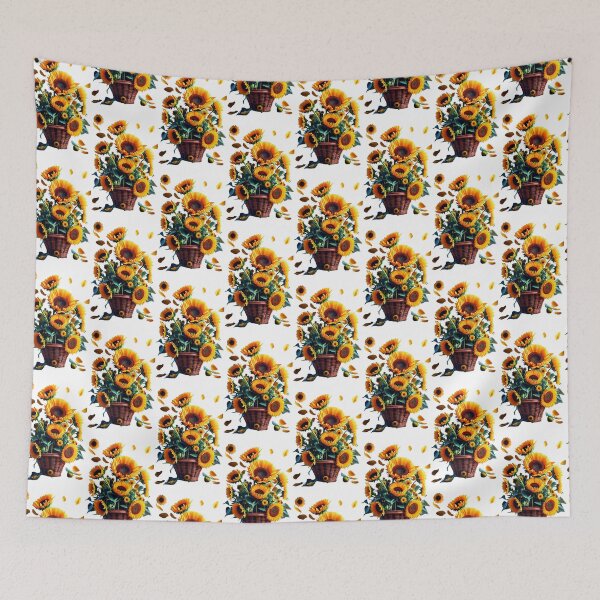 Item preview, SUNFLOWER SOOTHING MOODS - MUGS, STICKERS, PRINTS designed and sold by BRIAN  PIERRE-ALEXANDER.