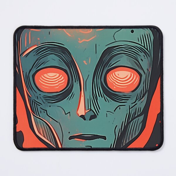 Item preview, Soviet Space Program- Alien Skull Stamp 13 designed and sold by octoboobs.