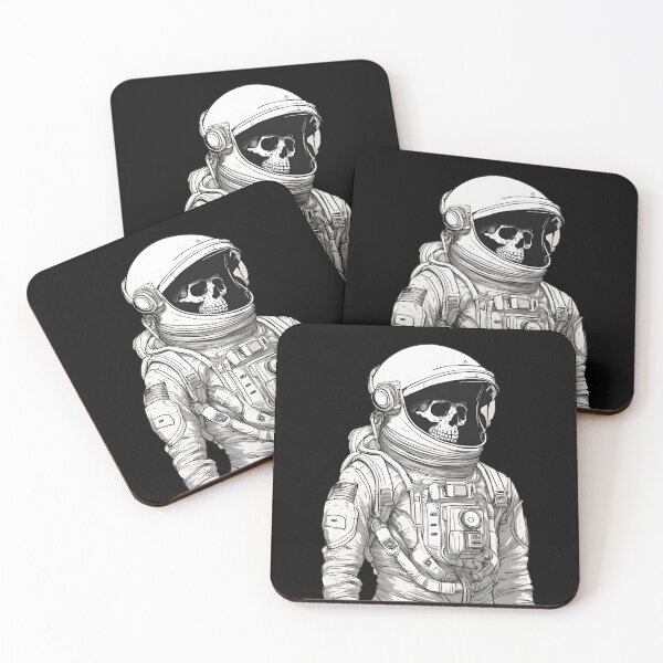Aperçu de l'œuvre Squelette d'astronaute créée et vendue par INSOMNIAC101.