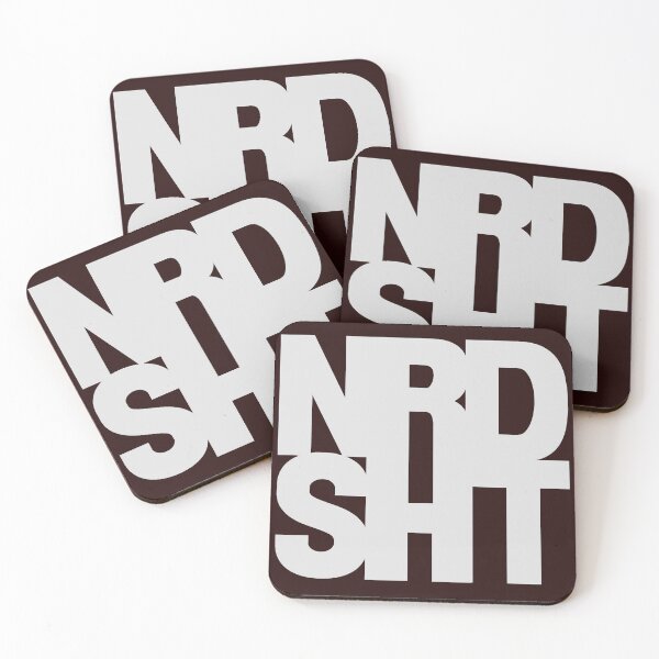 Item preview, NRDSHT nerd shirt white designed and sold by barefootmk.