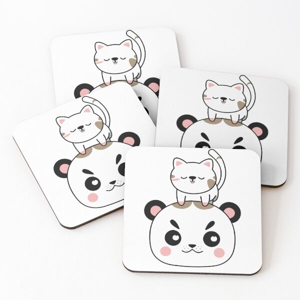 Item preview, kittens & pandas are BFF designed and sold by NebulaWhimsy.