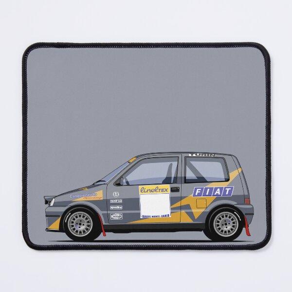Item preview, Cinquecento Sporting Group A Monte Carlo Rally Car Sticker designed and sold by Sweaty-and-Loud.