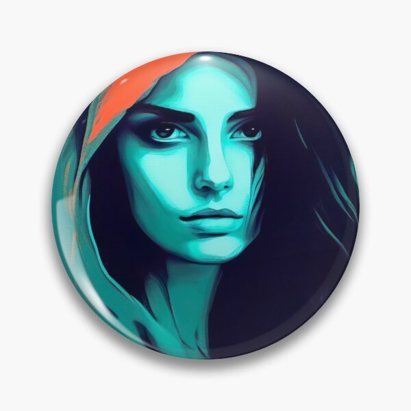 Item preview, Ai Woman colourful portrait 03 designed and sold by BrunoSil.