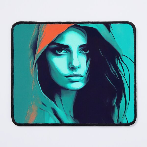 Item preview, Ai Woman colourful portrait 03 designed and sold by BrunoSil.