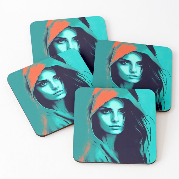 Item preview, Ai Woman colourful portrait 03 designed and sold by BrunoSil.