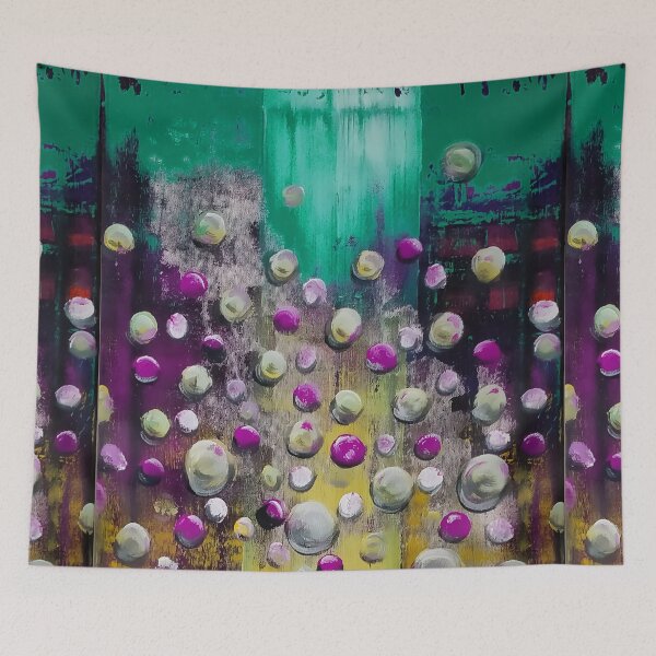 Item preview,  Oil painting colorful bubbles style designed and sold by ironpalette.