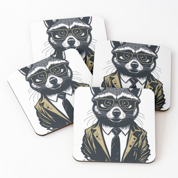 Item preview, Premium Raccoon Vector Art: Woodland Animal Design designed and sold by El Rincón Gatuno .