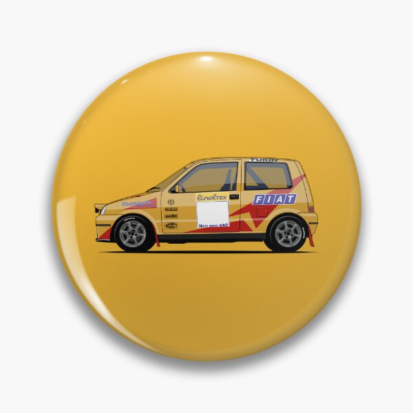 Item preview, Cinquecento Sporting Group A Monte Carlo Rally Car Yellow designed and sold by Sweaty-and-Loud.
