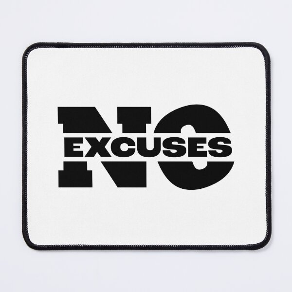 Item preview, No excuses | Fitness Workout Inspiration designed and sold by InfiniteDemand.