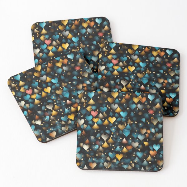Item preview, Christmas Hearts - Vibrant Patterns designed and sold by Master-Print.