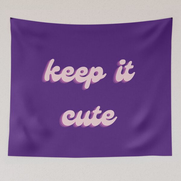 Item preview, Keep it Cute Hoodie designed and sold by Swooncake Press.