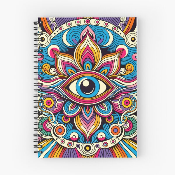 Item preview, Psychedelic Vibrant Spiritual Third Eye  designed and sold by ElLocoMus.