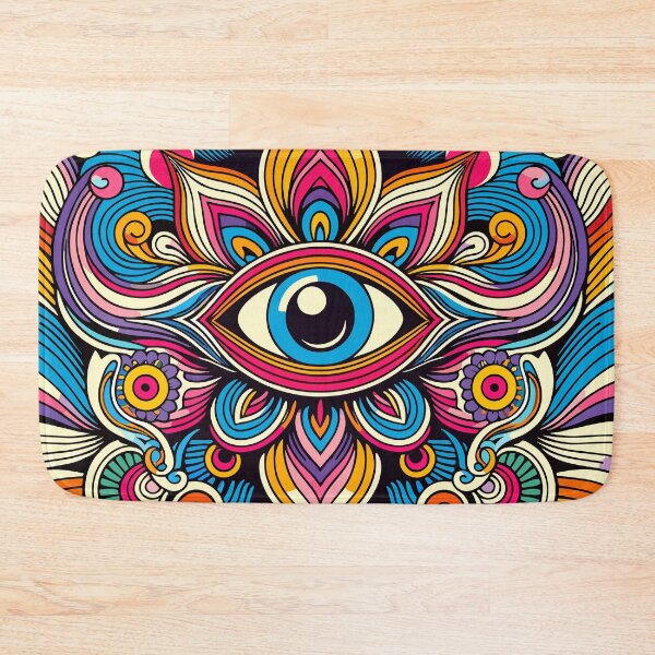 Item preview, Psychedelic Vibrant Spiritual Third Eye  designed and sold by ElLocoMus.