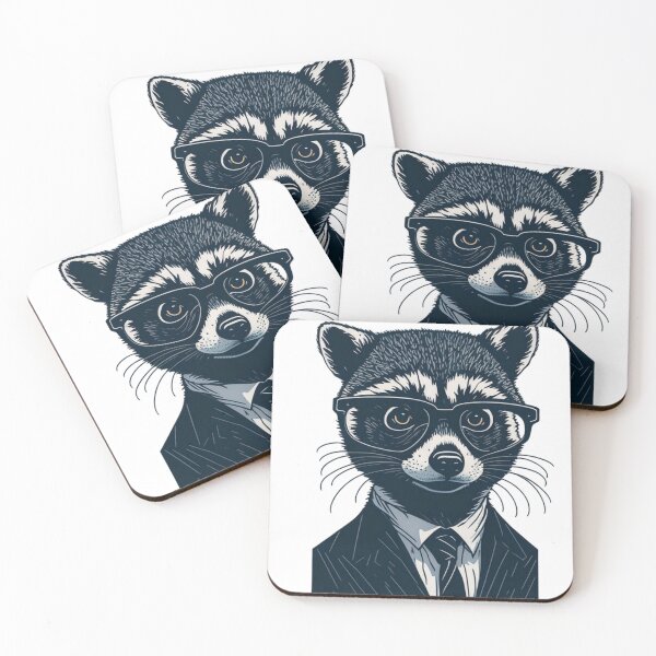 Item preview, High-Resolution Raccoon Vector Design: Instant Art designed and sold by El Rincón Gatuno .