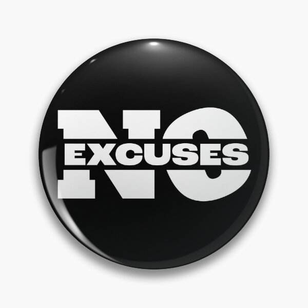 Item preview, No excuses | Fitness Workout Inspiration designed and sold by InfiniteDemand.