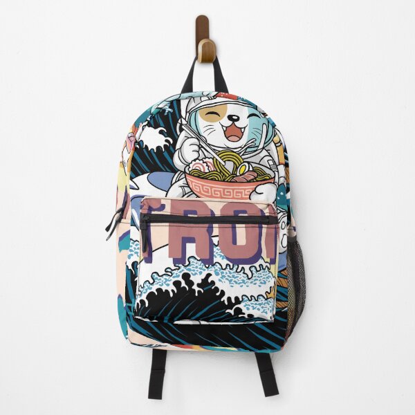 Item preview, Cat Astronaut eating Ramen in summer designed and sold by PURPLERAIN99.