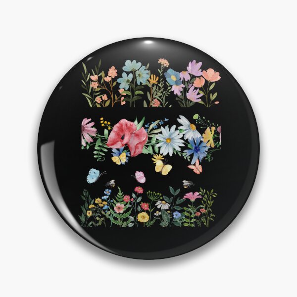 Item preview,  Watercolor wildflowers frames graphic design designed and sold by Openspace2020.