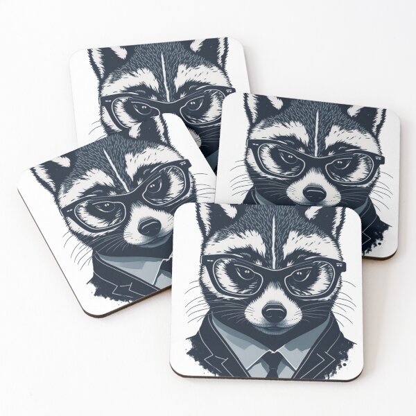 Item preview, Elegant Raccoon Vector Illustration: Nature's Beauty designed and sold by El Rincón Gatuno .