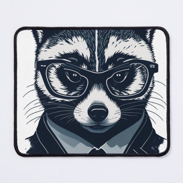 Item preview, Elegant Raccoon Vector Illustration: Nature's Beauty designed and sold by El Rincón Gatuno .