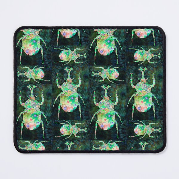 Item preview, Emerald Green Enchanted Scarab Beetle Art 2 designed and sold by Sharon Cummings Art.
