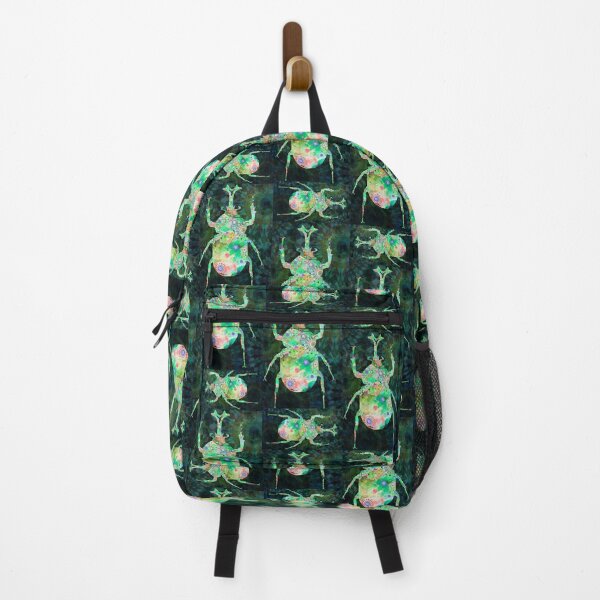 Item preview, Emerald Green Enchanted Scarab Beetle Art 2 designed and sold by Sharon Cummings Art.