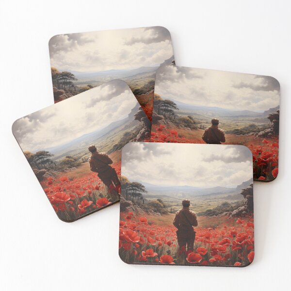 Item preview, Veterans Day Poppy Fields Tribute designed and sold by BloomPattern.