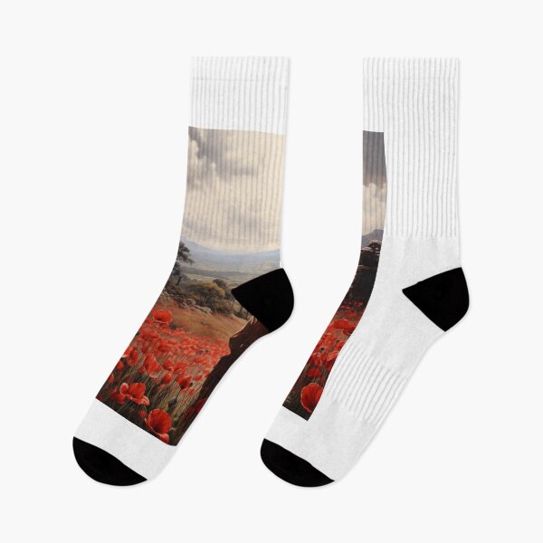 Item preview, Veterans Day Poppy Fields Tribute designed and sold by BloomPattern.
