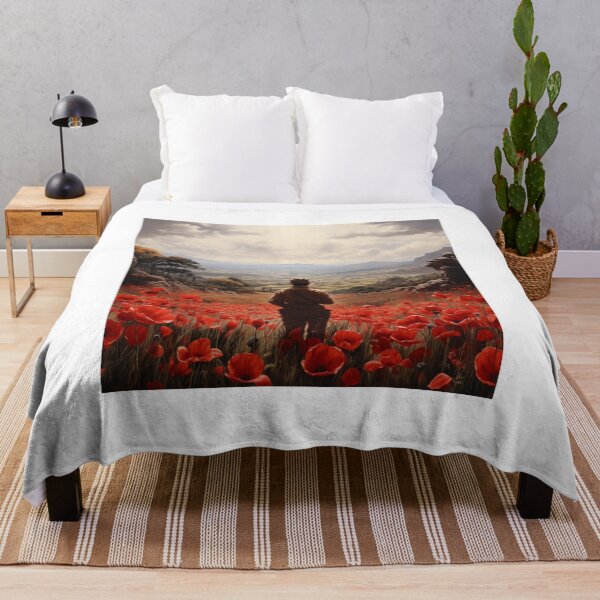 Item preview, Veterans Day Poppy Fields Tribute designed and sold by BloomPattern.