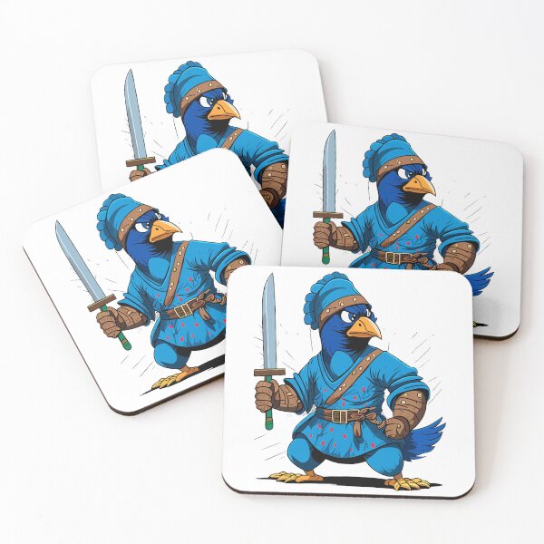 Item preview, Henrietta the Blue Hen: A Feathered Beauty designed and sold by waterhutch.