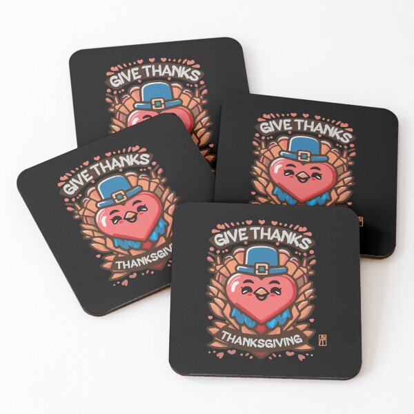 Item preview, Give thanks, Red Heart for you - I LOVE YOU - Happy Thanksgiving designed and sold by ArtProjectShop.