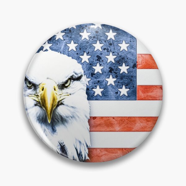 Item preview, Distressed Eagle on American Flag Rustic Design designed and sold by carolina1.
