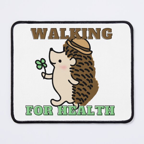 Item preview, Hedgehog walking to stay healthy designed and sold by VonLogaart.