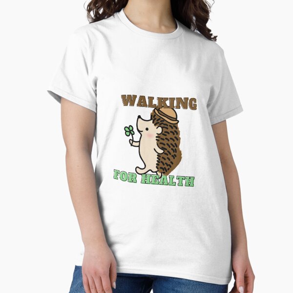 Item preview, Hedgehog walking to stay healthy designed and sold by VonLogaart.