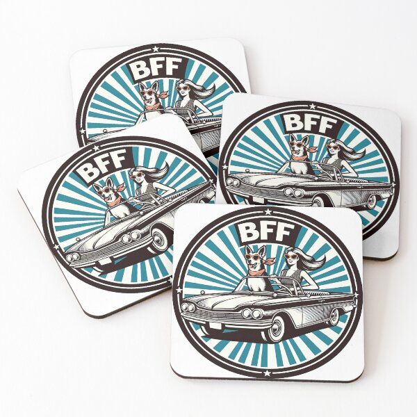 Item preview, BFF Best Friend Forever! dog and girl designed and sold by Arthoughts.