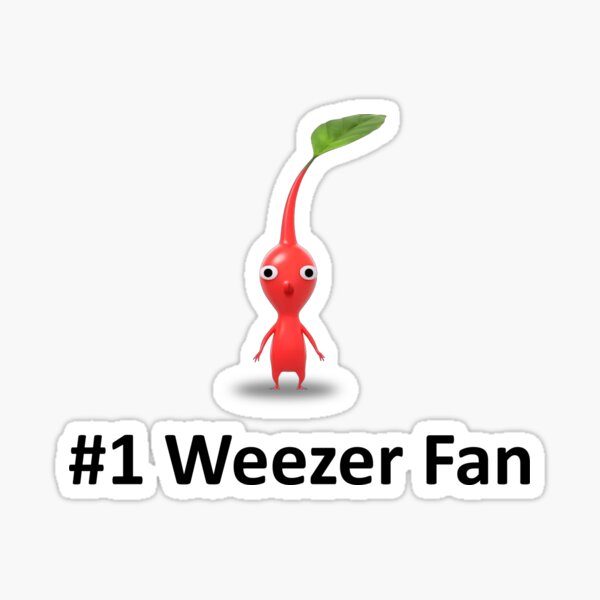 Vista previa del artículo con la obra «Fanático #1 de Weezer», diseñado y vendido por NovaCrunch.
