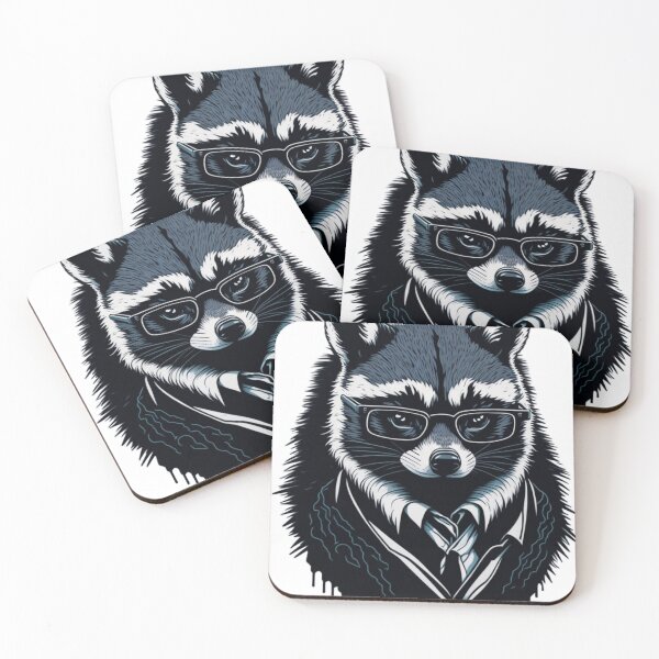 Item preview, Nature-Themed Raccoon Vector Graphic: Instant Art designed and sold by El Rincón Gatuno .