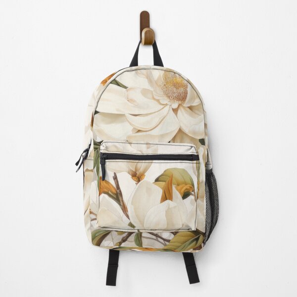 Item preview, Magnolia Flowers on a Tree Branch Watercolor Painting. designed and sold by MargaretWiktor.