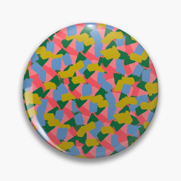 Item preview, Collage in Blue, Pink and Chartreuse designed and sold by springstdesign.