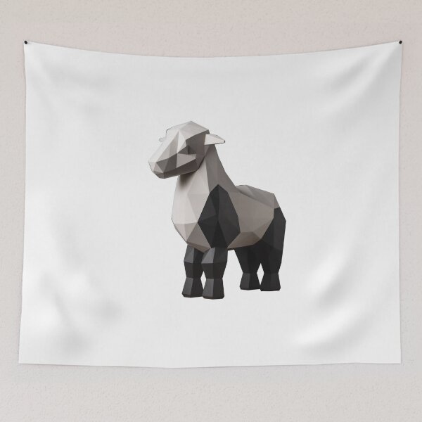 Item preview, Geometric Sheep Serenity designed and sold by MajesticArtPL.