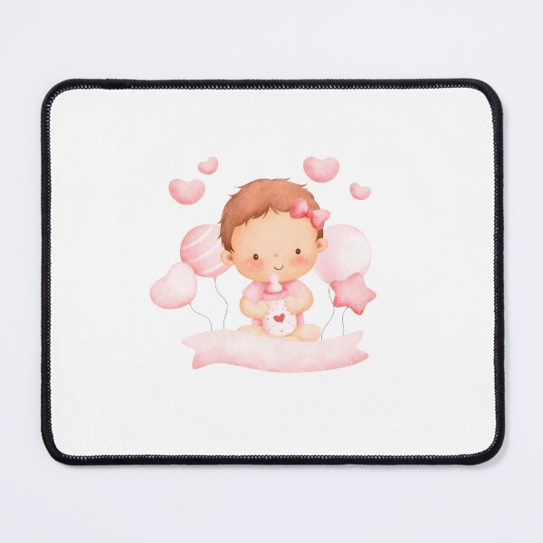 Item preview, Newborn Baby Girl Sticker designed and sold by lovymedia.
