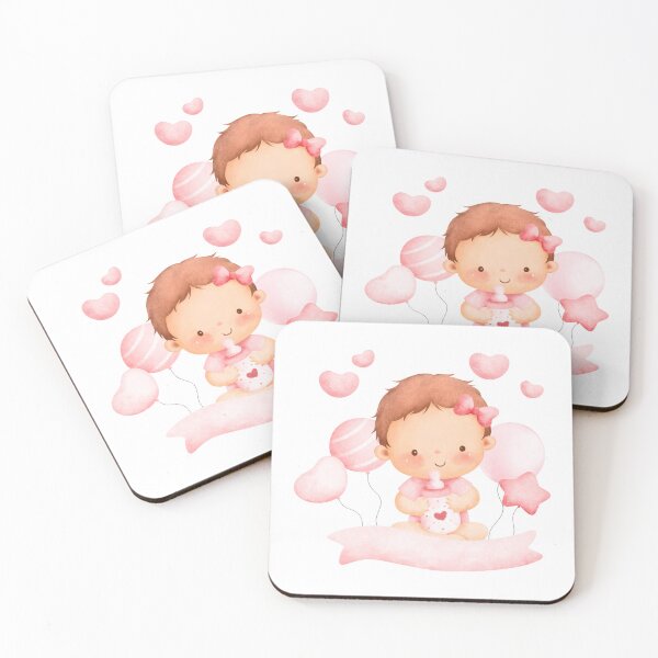 Item preview, Newborn Baby Girl Sticker designed and sold by lovymedia.