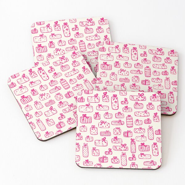 Item preview, Christmas presents hot pink designed and sold by aliceandida.