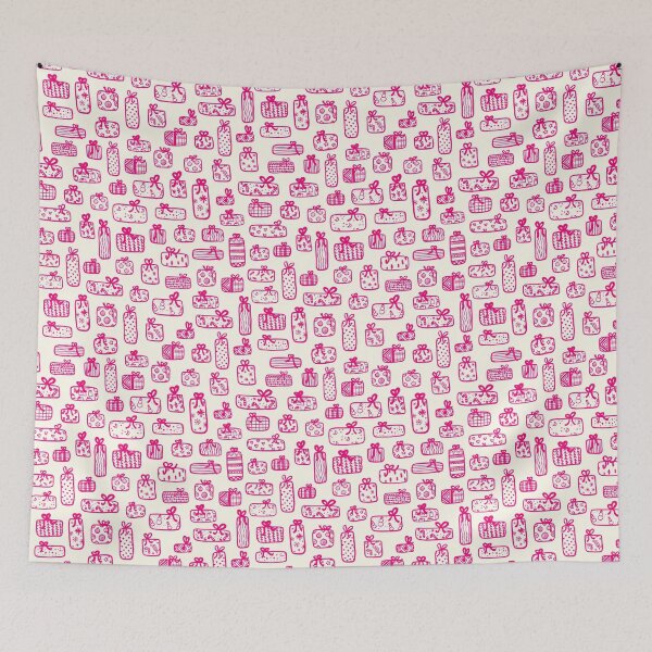 Item preview, Christmas presents hot pink designed and sold by aliceandida.