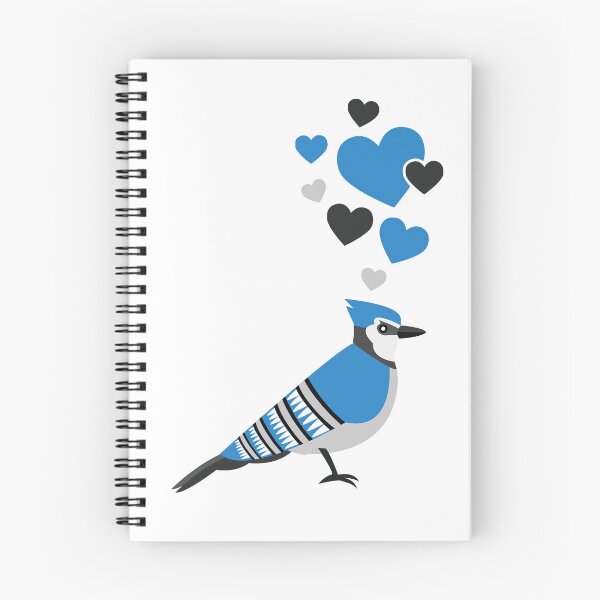 Item preview, Cute Blue Jay With Hearts designed and sold by eternallygifted.