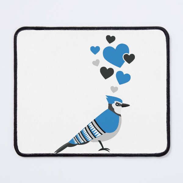Item preview, Cute Blue Jay With Hearts designed and sold by eternallygifted.