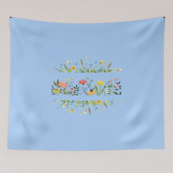 Item preview, Watercolor wildflowers frames graphic design designed and sold by Openspace2020.