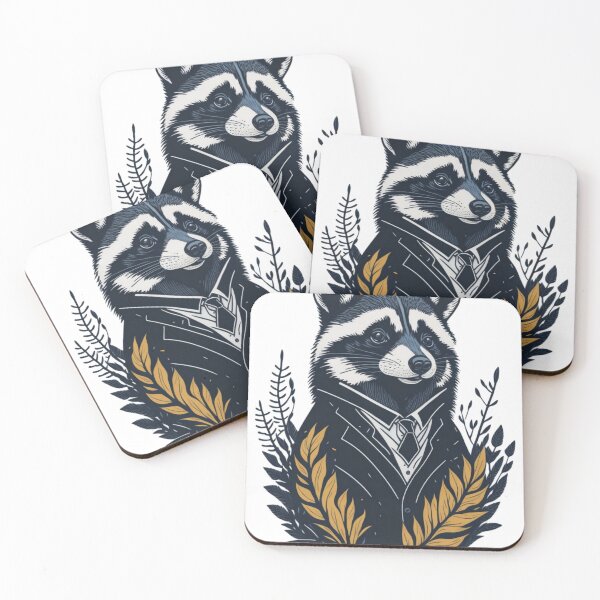 Item preview, Printable Raccoon Vector: Nature's Art designed and sold by El Rincón Gatuno .