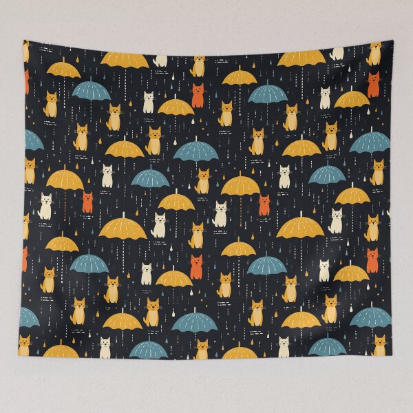 Item preview,  Raining Cats  designed and sold by Driftwood Spirits.