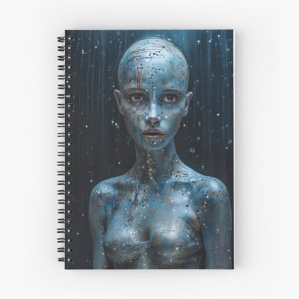 Item preview, Fine Art Portrait of A Blue Humanoid - Fine Art Photography - Famous Photo Style designed and sold by AlanPhotoArt.